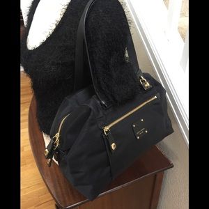Henri Bendel Black Shoulder Bag w/ Dust Cover